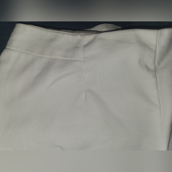 SALE - Chico's So Slimming white pants, side zip, flat front, size 2 - Picture 2 of 10
